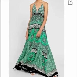 NWT Alice & Olivia ALETTE Maxi Dress Wedding Guest, Prom, Resort FREE SHIPPING